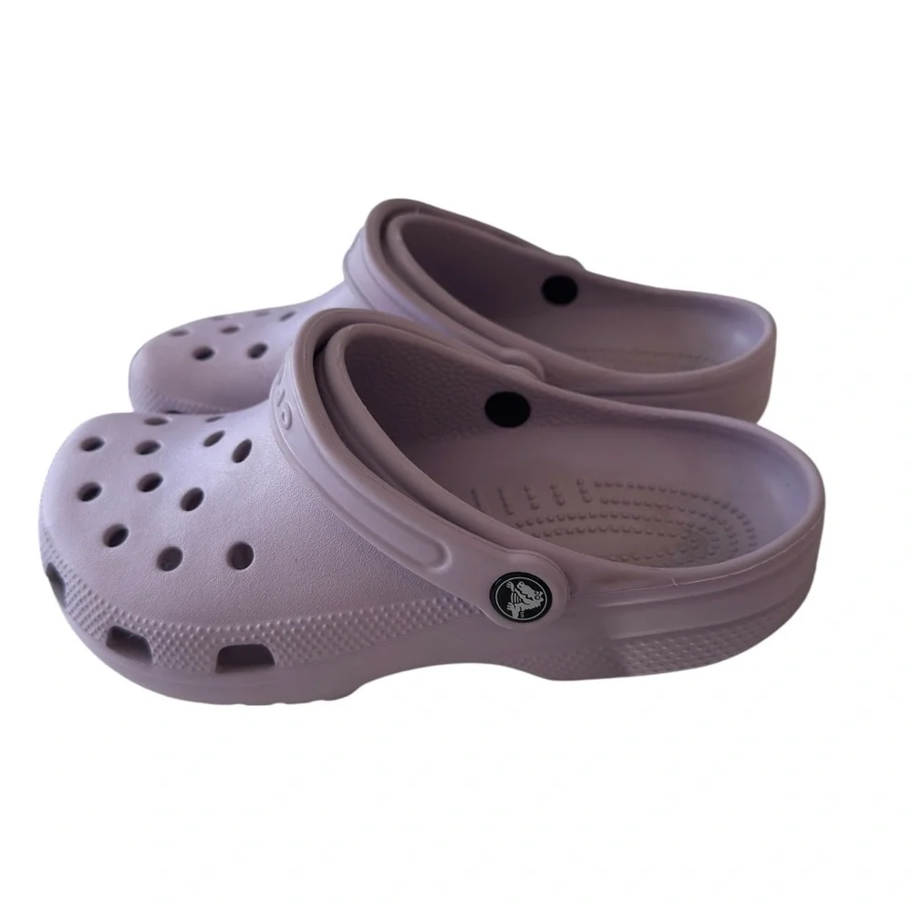 Crocs Classic Slip on lavender with strap Men size 6 Women Size 8  Comfort - Picture 3 of 8